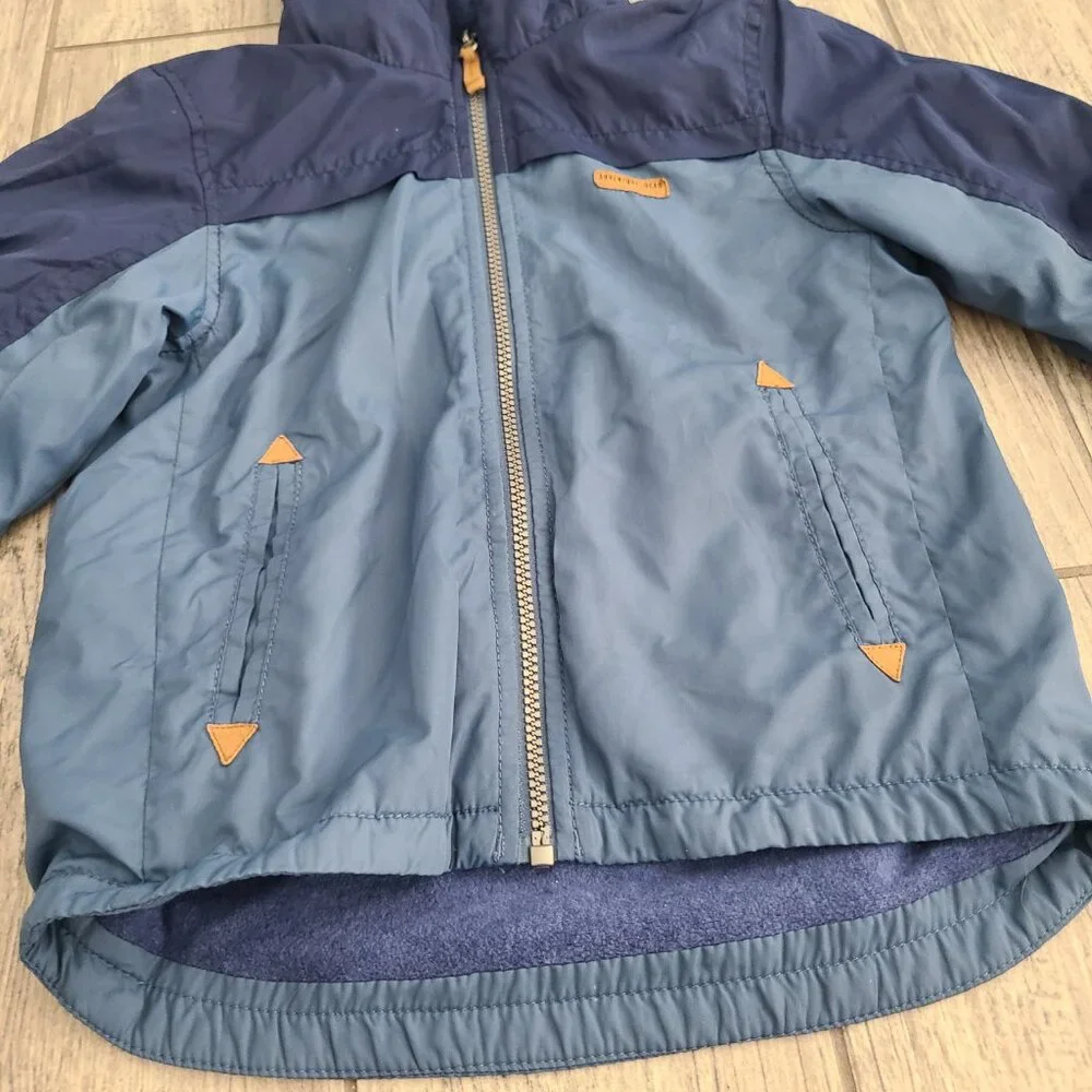 Carter’s Boys Blue Hooded Jacket Size M (5–6)
